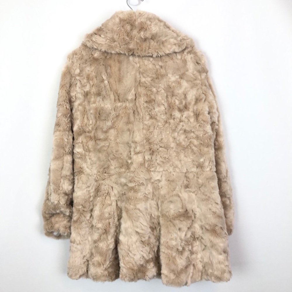Free People Swingy Vegan Fur Jacket Coat - Picture 5 of 8